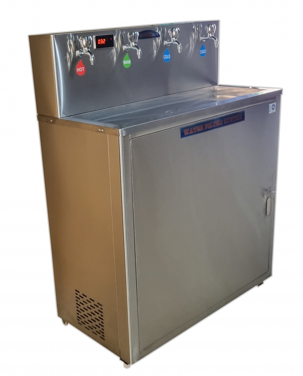 Máy lọc nước nóng lạnh 4 vòi RO công nghiệp Suntech